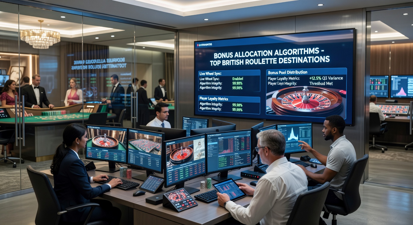 Server room visualization of real-time roulette bonus processing systems used by top UK casino operators