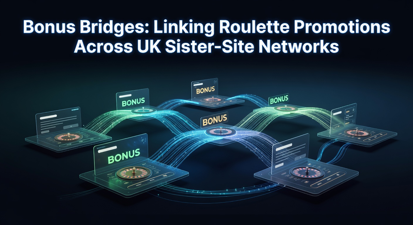 Visual representation of interconnected casino networks bridging roulette bonuses across sister sites