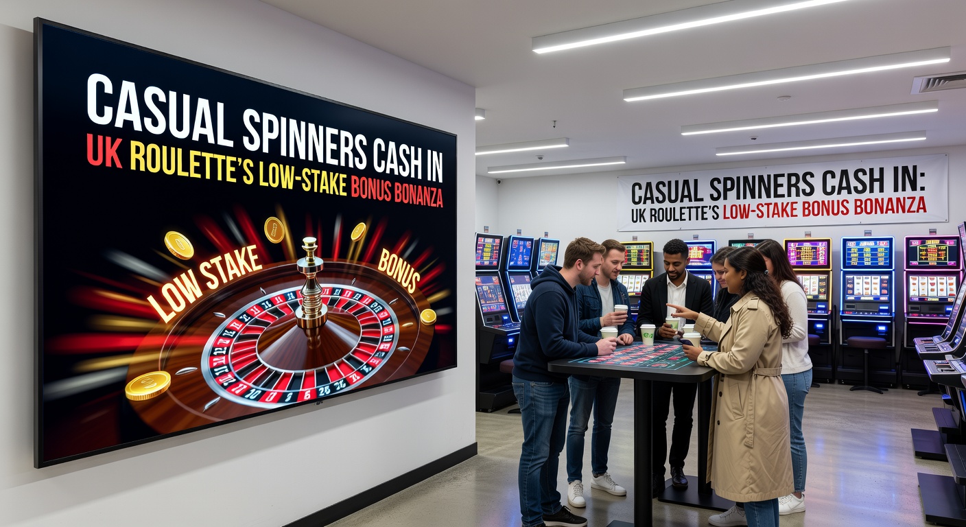 Close-up of a mobile screen showing a low-stake roulette bonus activation, with small chip values and extended spin counters highlighted