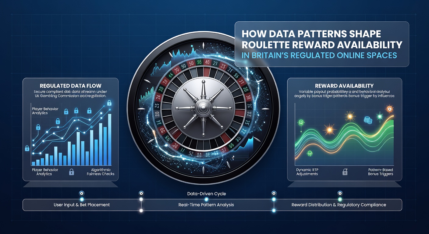 Data visualization showing player behavior patterns and roulette reward allocation in regulated UK online spaces