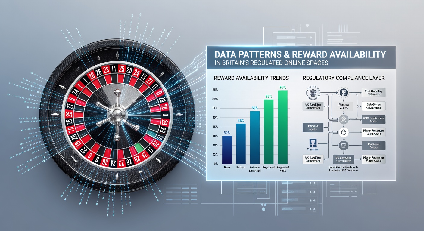 Analytics dashboard illustrating how data patterns affect roulette bonus availability across British online casinos