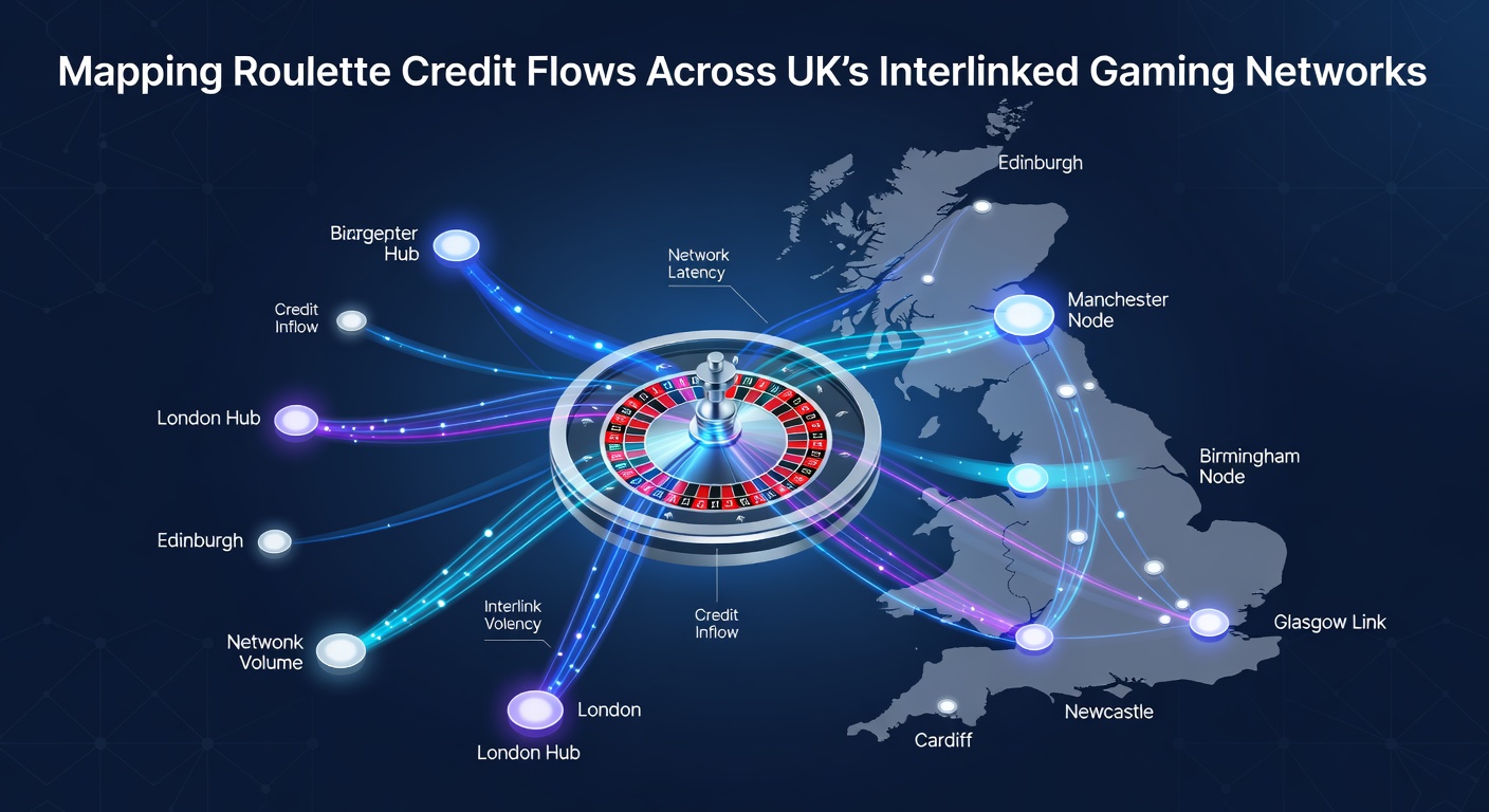 Network diagram illustrating interlinked UK casino platforms and credit routes