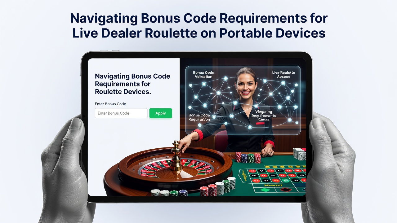 Tablet screen showing wagering progress tracker during a live roulette session with bonus balance displayed