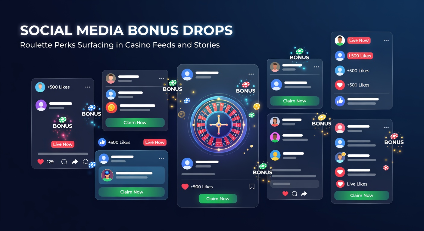 Screenshot of a TikTok casino story featuring a limited-time roulette bonus drop with timer and claim button